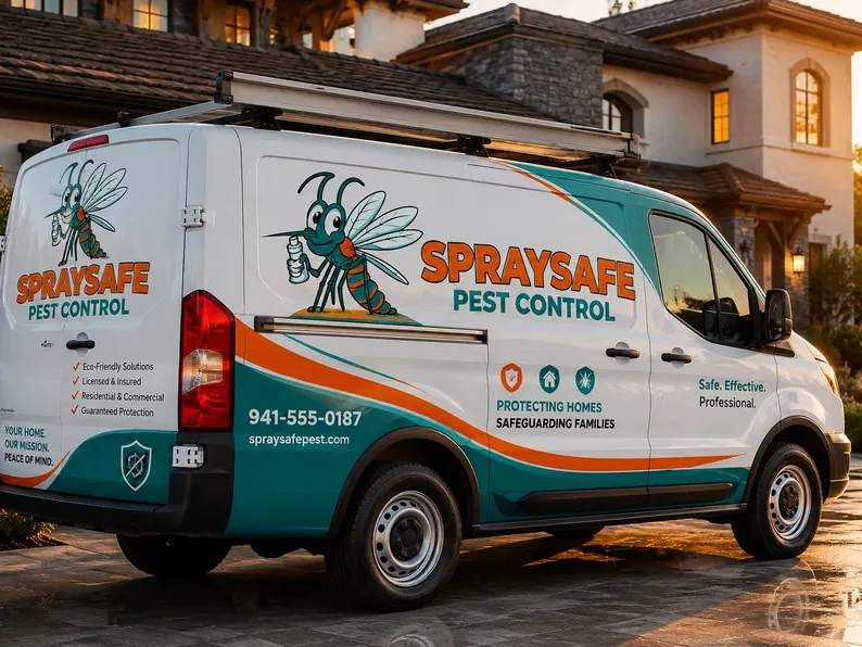 SpraySafe logo & brand identity