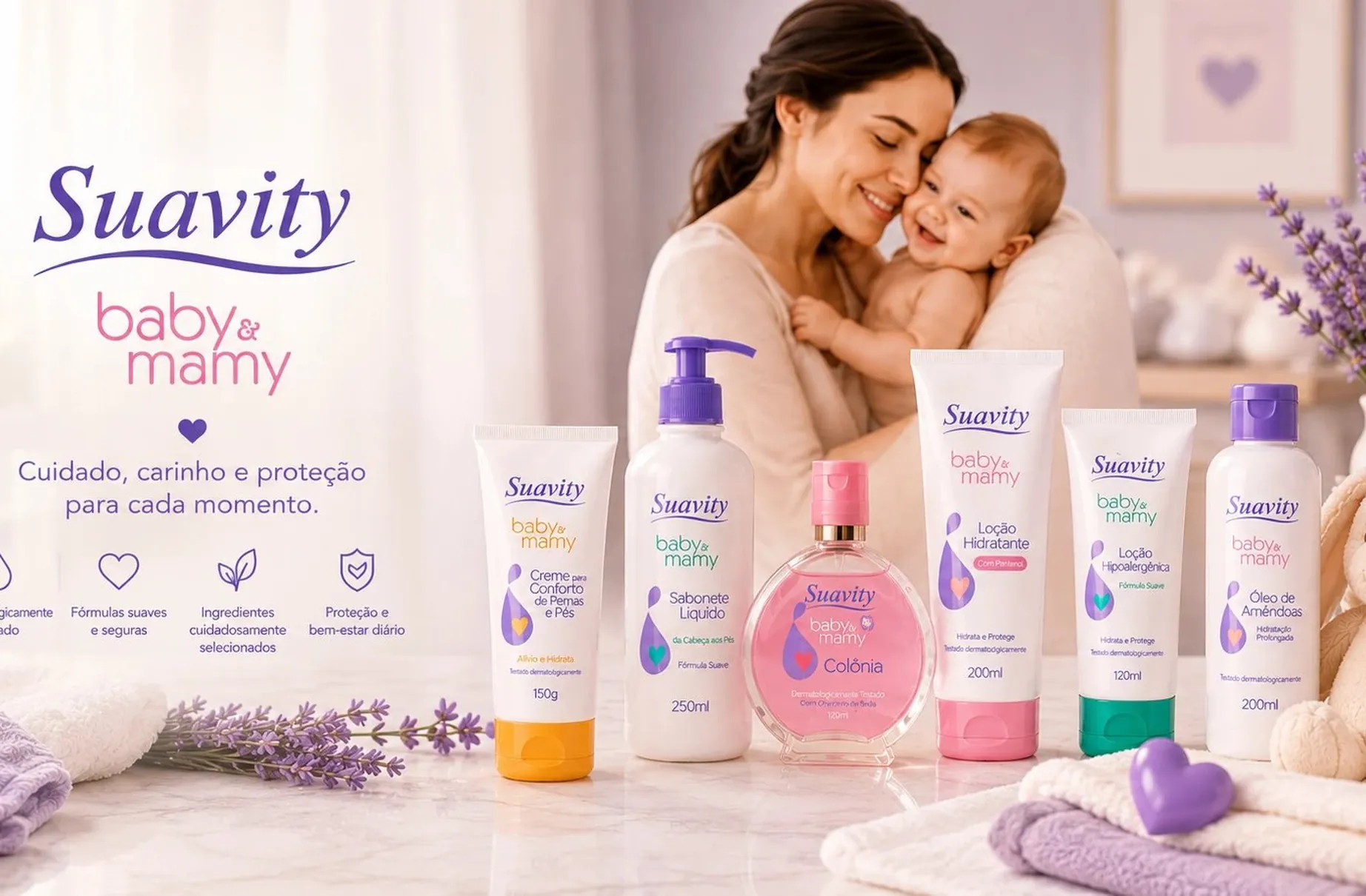Suavity Baby & Mamy packaging design