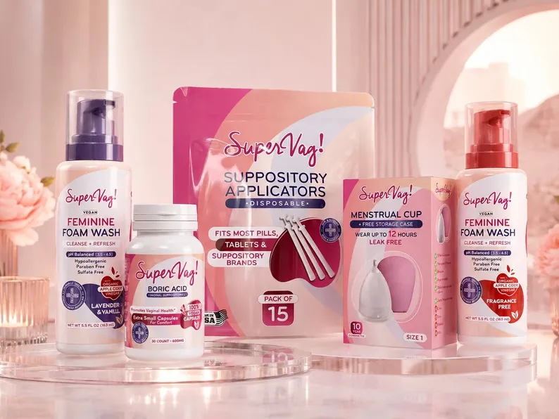 SuperVag packaging design