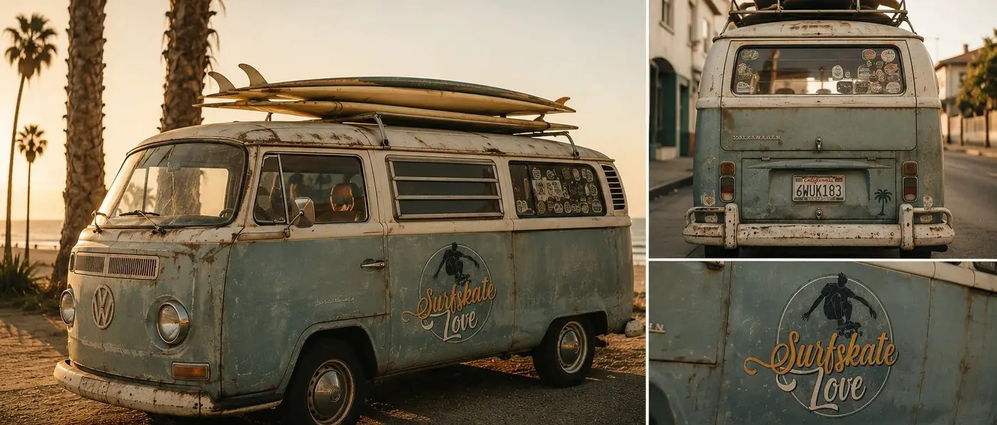 Surfskate Love logo & brand identity, image 8