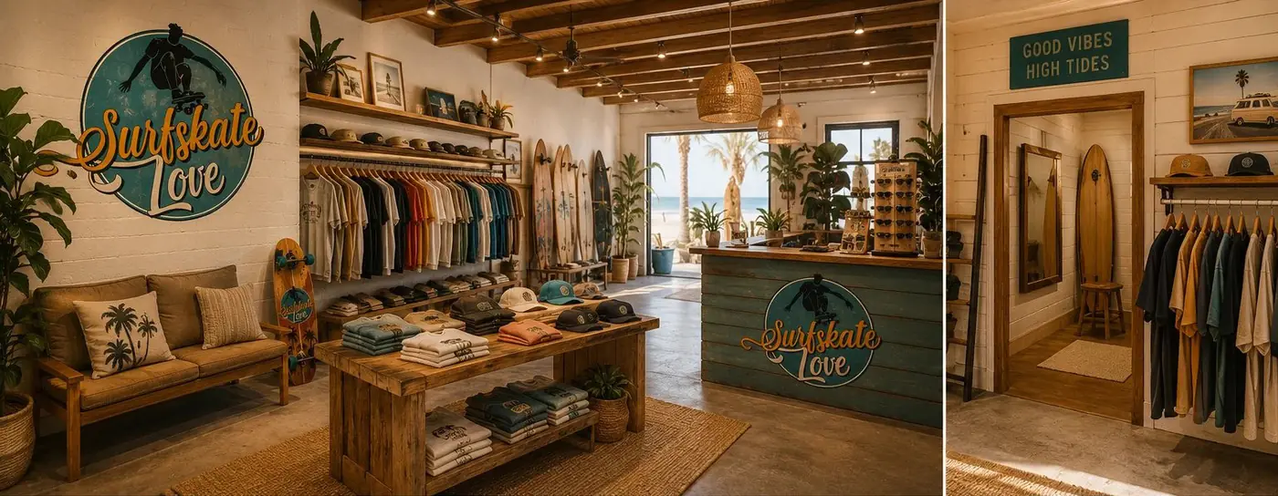 Surfskate Love logo & brand identity, image 9