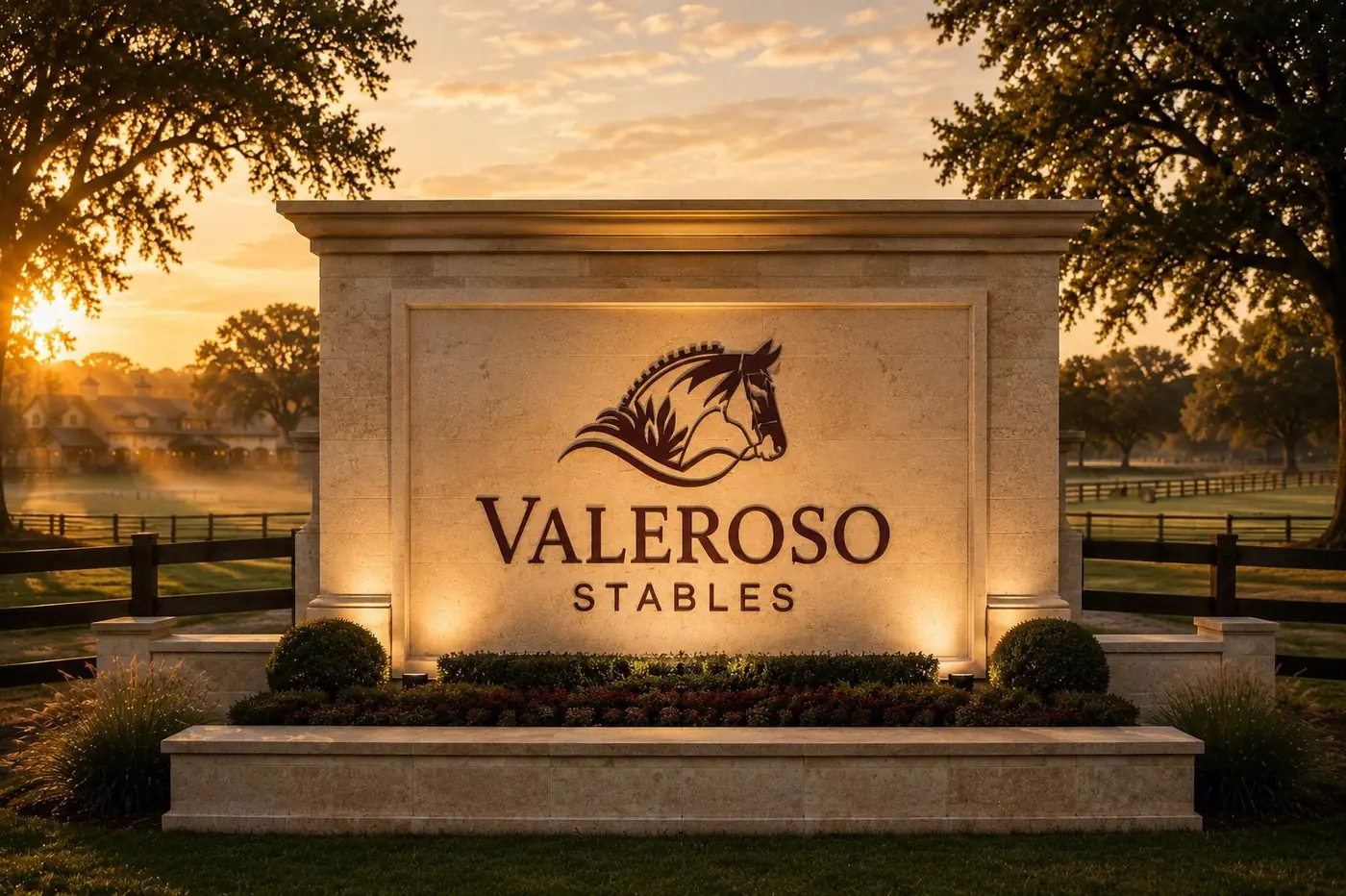 Valeroso Stables logo & brand identity, image 8