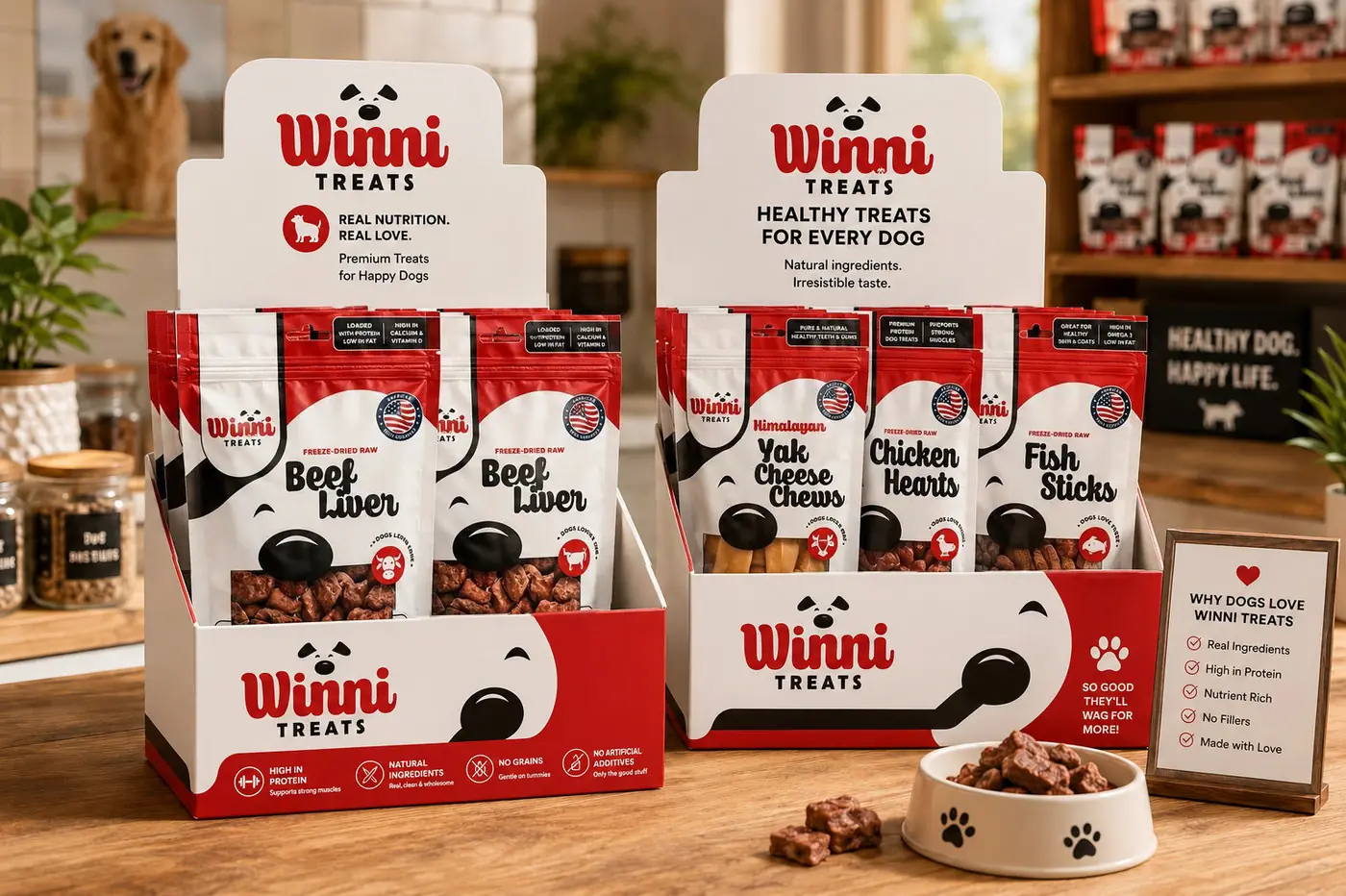 Winni Treats packaging design, image 1