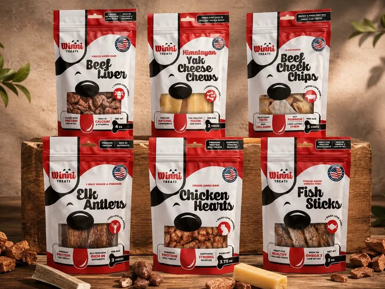 Winni Treats packaging design