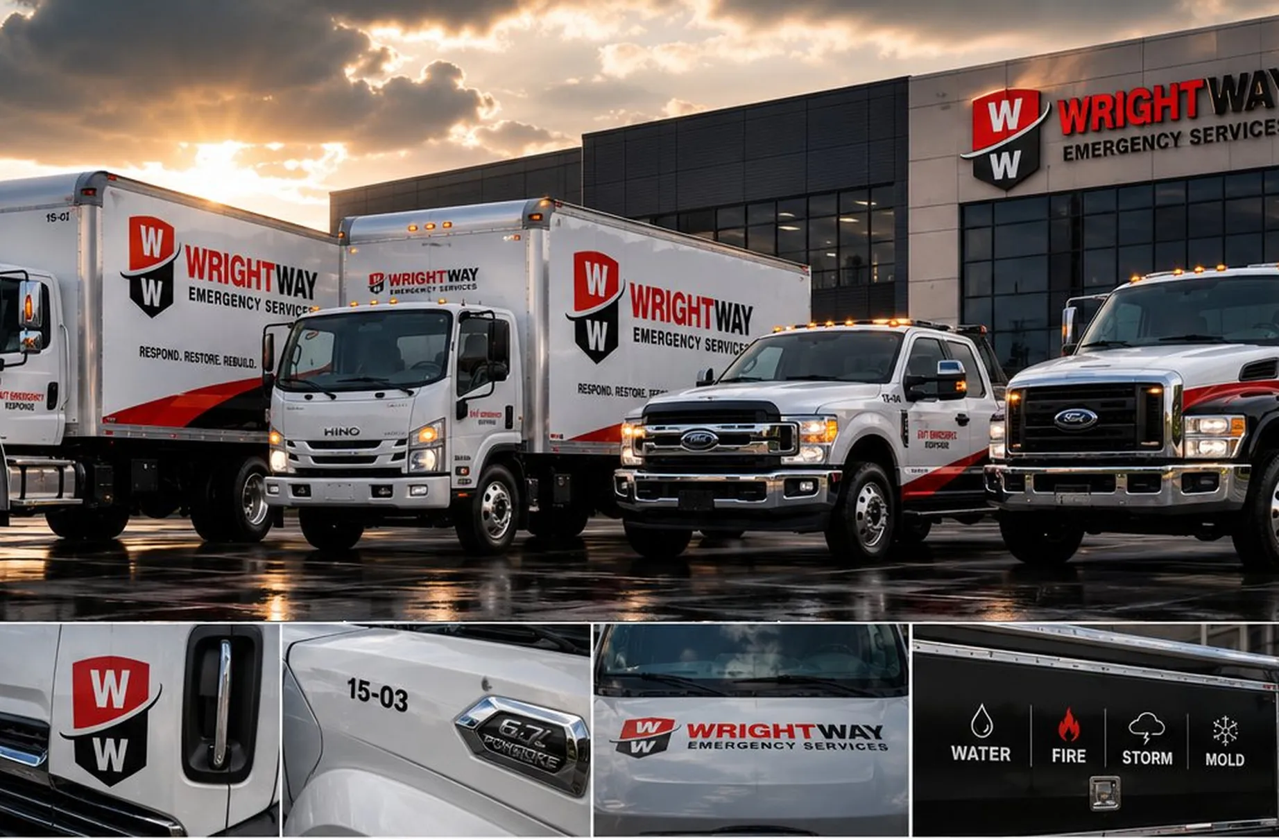 WrightWay logo & brand identity