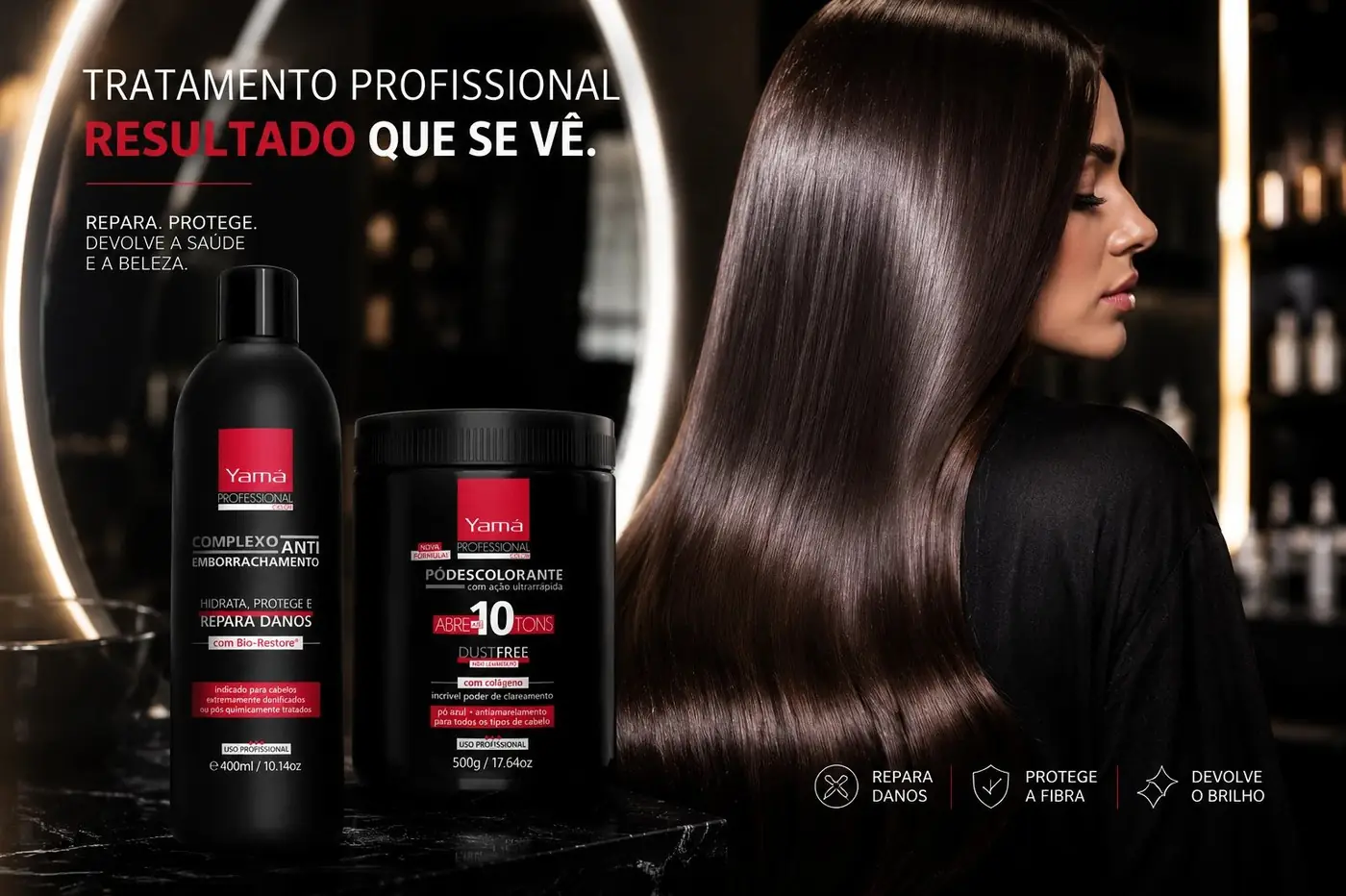 Yamá Professional Color packaging design, image 1